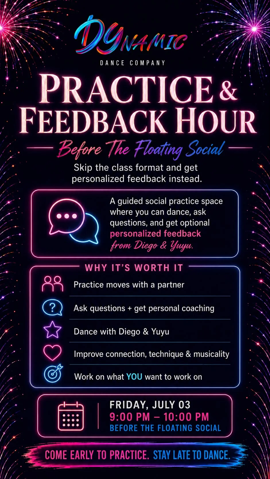 PRACTICE & FEEDBACK HOUR